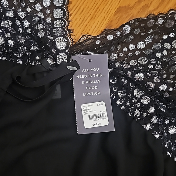 ❌❌❌ SOLD ❌❌❌ NWT Cacique Seriously Sexy Babydoll 2-Piece Lingerie Set/ 34-36 - Picture 6 of 12